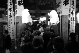 星辻神社　だるま祭り